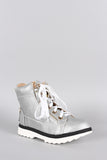 Metallic Stingray Embossed High Top Sneaker