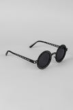 Lattice Round Eye Sunglasses